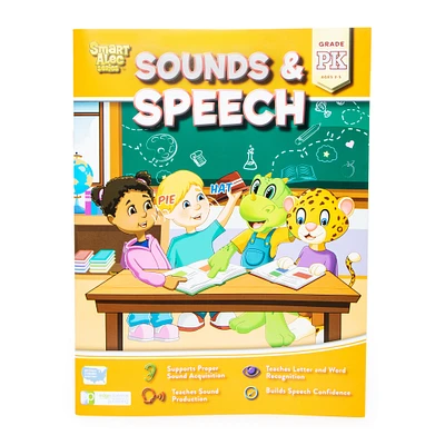 smart alec series™ sounds & speech for pre-k workbook