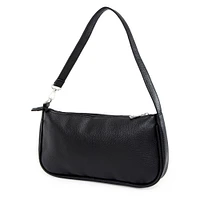 y2k retro black baguette shoulder bag