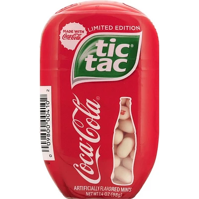tic tac® coca-cola® flavored mints 3.4oz