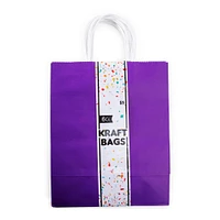 6-count large purple gift bags 16.5in