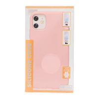 iPhone 11®/iPhone Xr® silicone phone case - blush pink