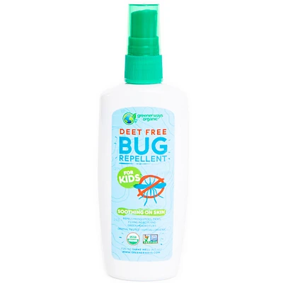 greenerways organic® deet-free bug repellent for kids 4 fl.oz