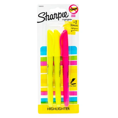 sharpie® highlighters 3-count pack