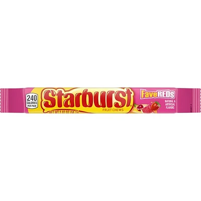 starburst® fave reds fruit chews candy 2.07oz