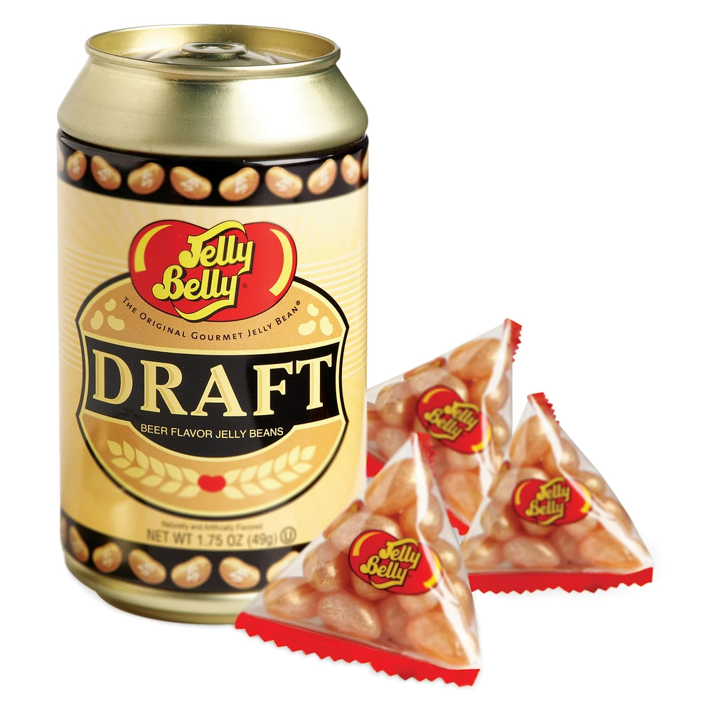 jelly belly® draft beer flavor jelly beans in a can 1.75oz