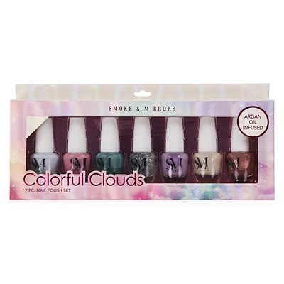 colorful clouds nail polish 7-piece collection