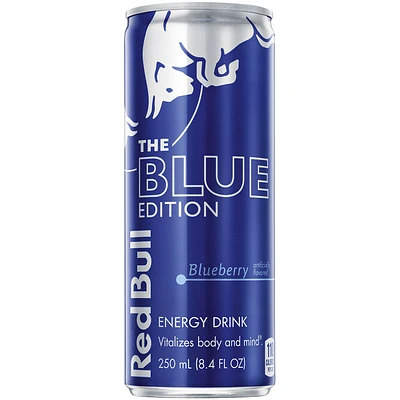 red bull® blueberry energy drink, the blue edition 8.4oz