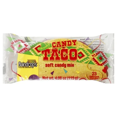 raindrops® candy taco soft candy mix 4.06oz