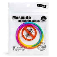 rainbow mosquito repellant band 2-pack