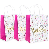 6-count birthday gift bags 8in x 10in