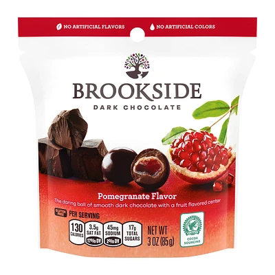 brookside dark chocolate pomegranate flavor 3oz bag