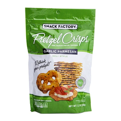 snack factory® garlic parmesan pretzel crisps 7.2oz