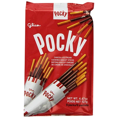 pocky® chocolate cream covered biscuit sticks 4.47oz