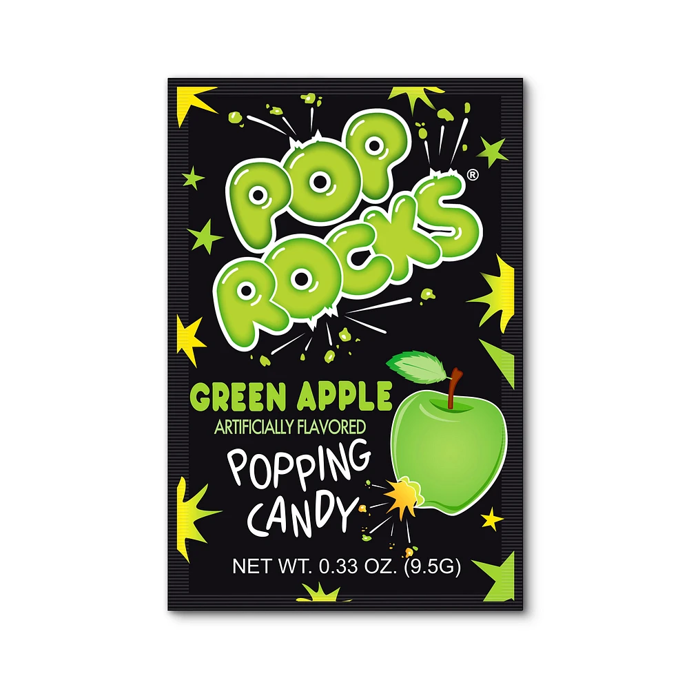 pop rocks® green apple popping candy 0.33oz