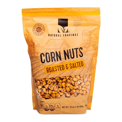 natural cravings® roasted & salted corn nuts 16oz