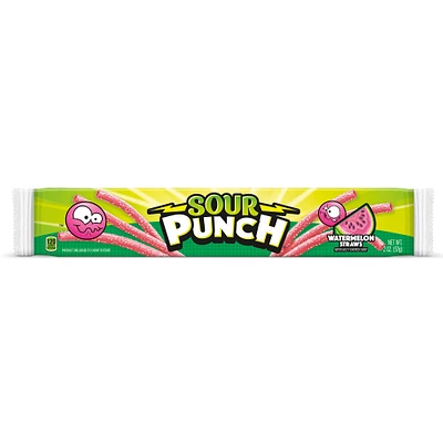 sour punch straws® watermelon candy 2oz