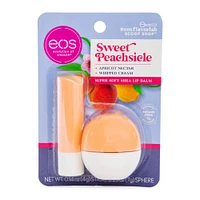 eos® sweet peachsicle stick & sphere lip balm 2-pack