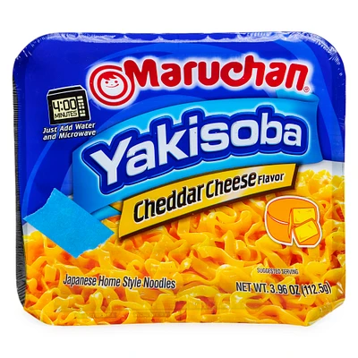 maruchan® yakisoba cheddar cheese flavor japanese home style noodle bowl 3.96oz