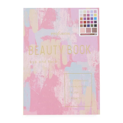 profusion® beauty book 28-piece makeup palette