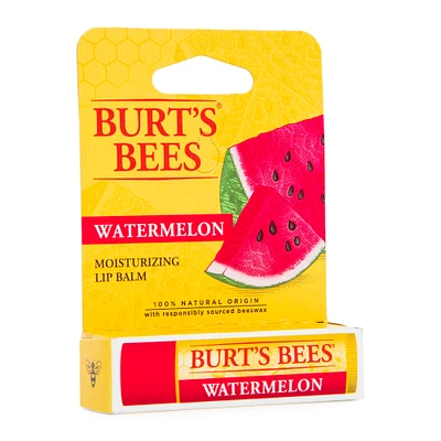 burt's bees® watermelon beeswax moisturizing lip balm 0.15oz