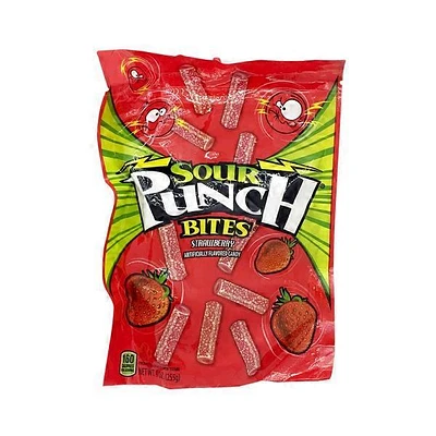sour punch straws® strawberry candy 2oz
