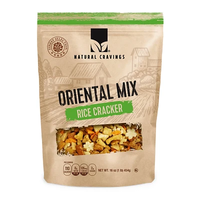 natural cravings® rice cracker snack mix 16oz