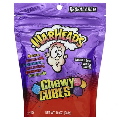 warheads® chewy cubes sour candy 10oz