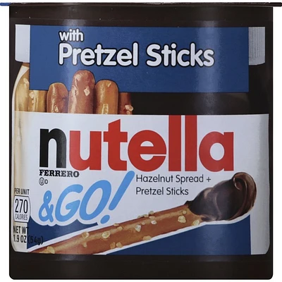 nutella® & go hazelnut spread + pretzel sticks 1.8oz