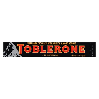 toblerone® dark chocolate with honey & almond nougat 3.52oz