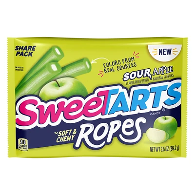 sweetarts® sour apple soft & chewy ropes share pack 3.5oz