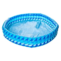 blue wave 3-ring inflatable pool 59in x 10.6in