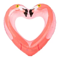 flamingo heart tube pool float 39in