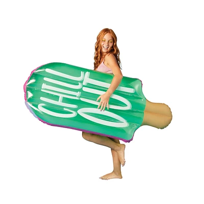 'chill out' popsicle pool float 58in x 22in