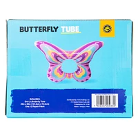 butterfly inflatable inner tube pool float 49in