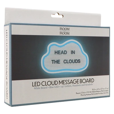 LED cloud message board 10.5in x 6.5in