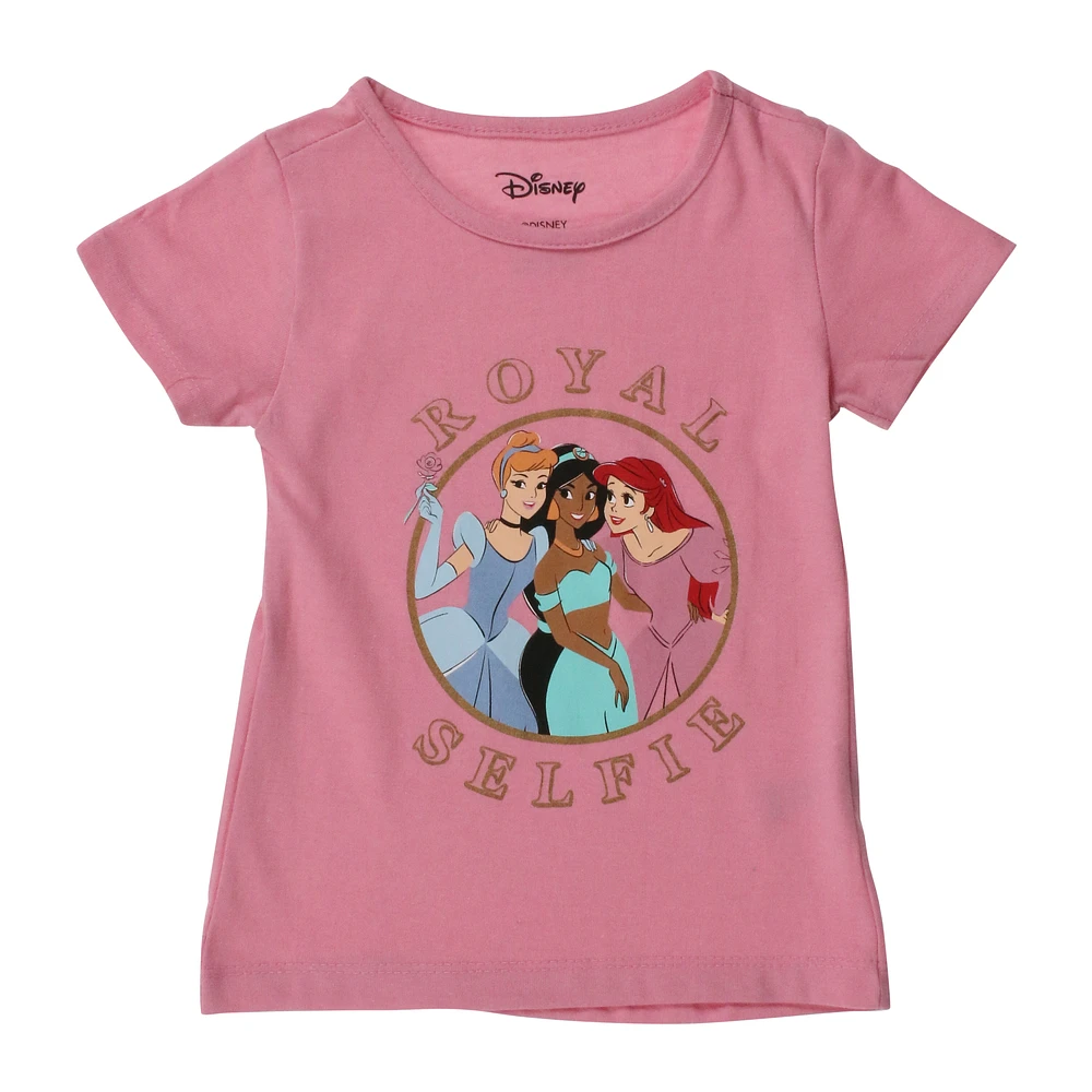 kid's Disney Princess royal selfie graphic tee