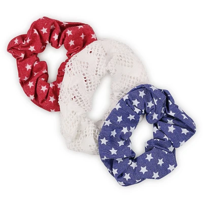 americana scrunchies 3-pack