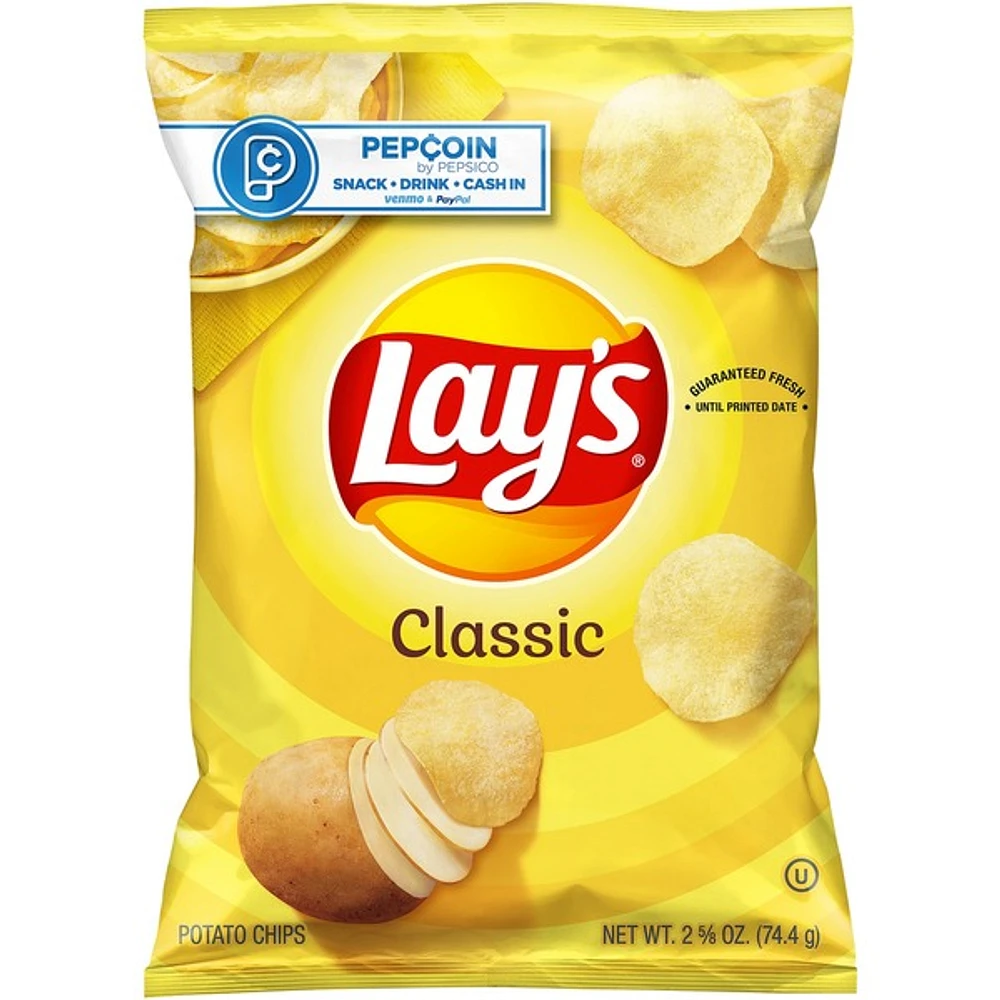 lay's® classic potato chips 2.6oz