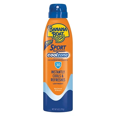 banana boat® sport performance® coolzone™ SPF 30 sunscreen spray 6oz