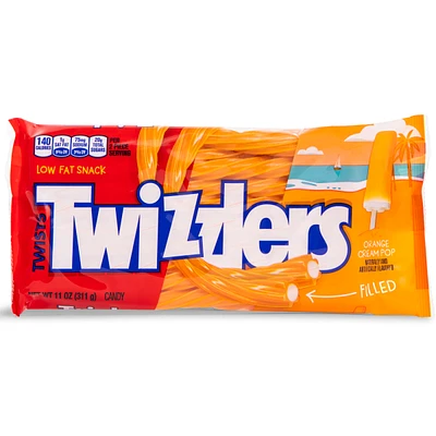 twizzlers® orange cream pop filled twists™ 11oz bag