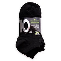 ladies black low-cut socks 10-pack