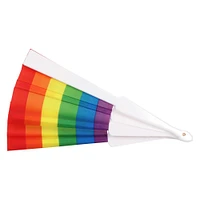 rainbow hand fan