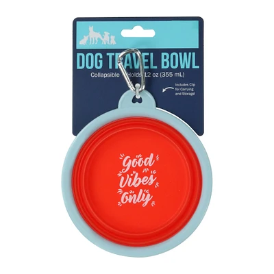 collapsible dog travel bowl 12oz