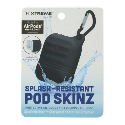 splash-resistant pod skinz for Apple AirPods®