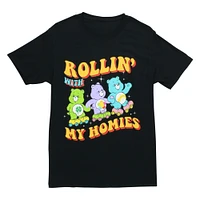 'rollin' with my homies' care bears™ graphic tee