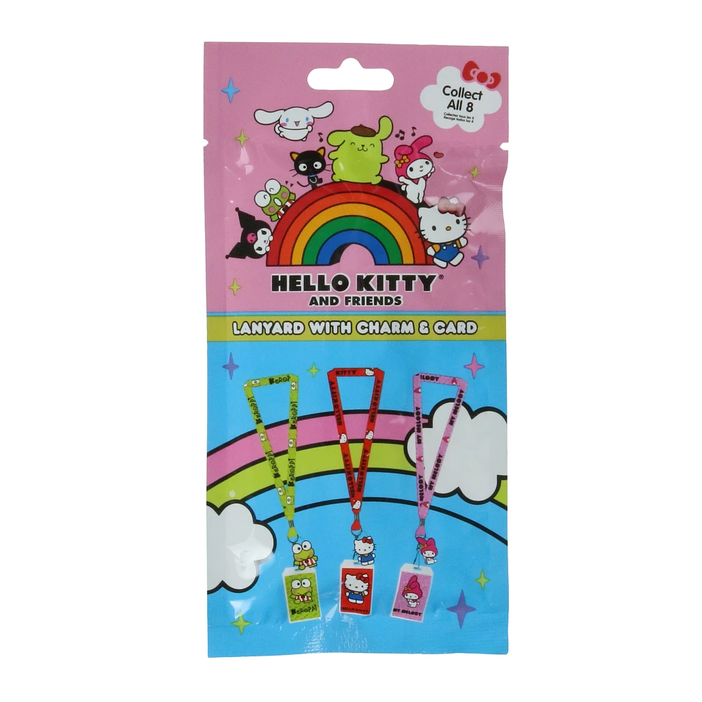 hello kitty and friends® lanyard with charm & card blind bag