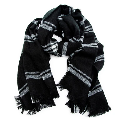 plaid oblong scarf