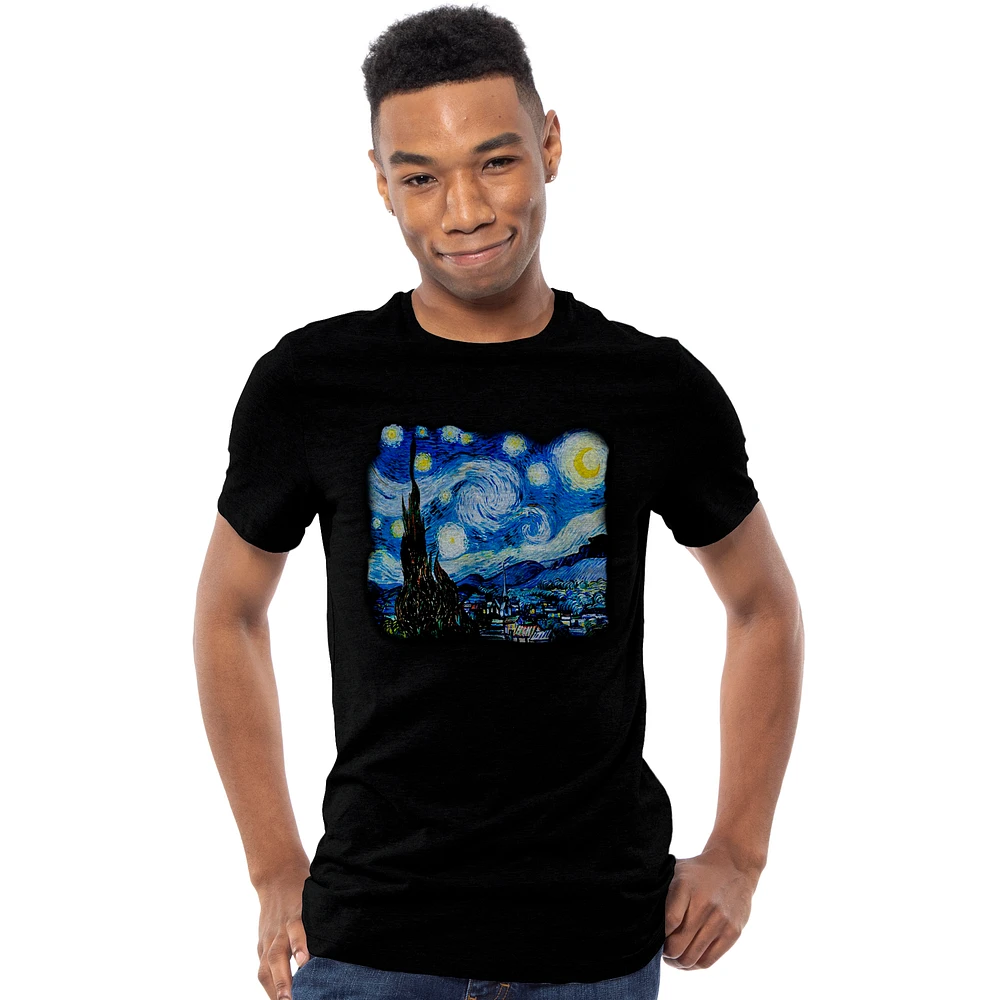 starry night graphic tee