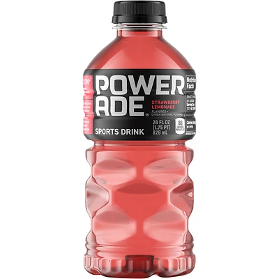 powerade® strawberry lemonade sports drink 28oz