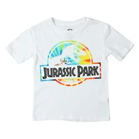 kid's jurassic park™ tie dye logo graphic tee